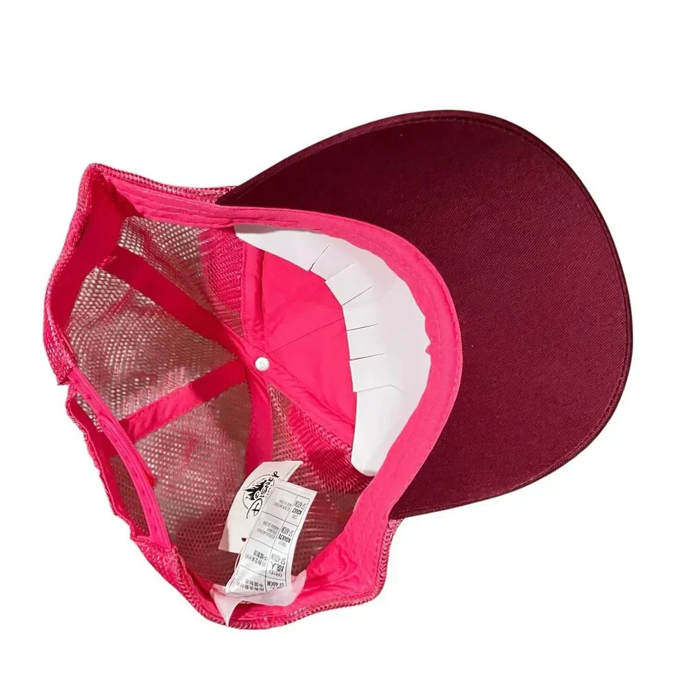 Disney Parks Lotso Hat Womens Pink Toy Story Bear Ears Mesh Trucker Snapback Cap
